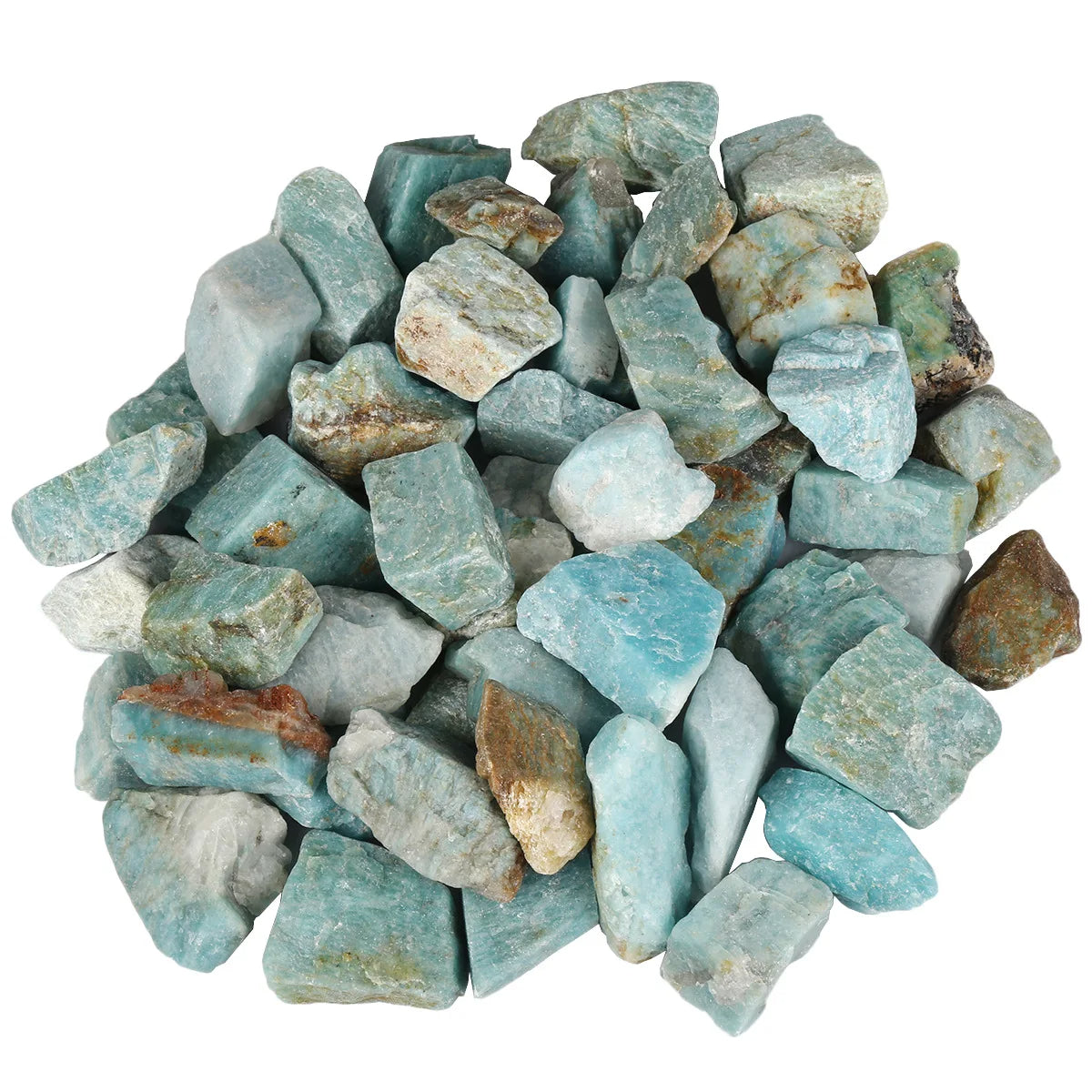 Healing Stone Crystal Nugget Rock Stone Beads with Loop for DIY