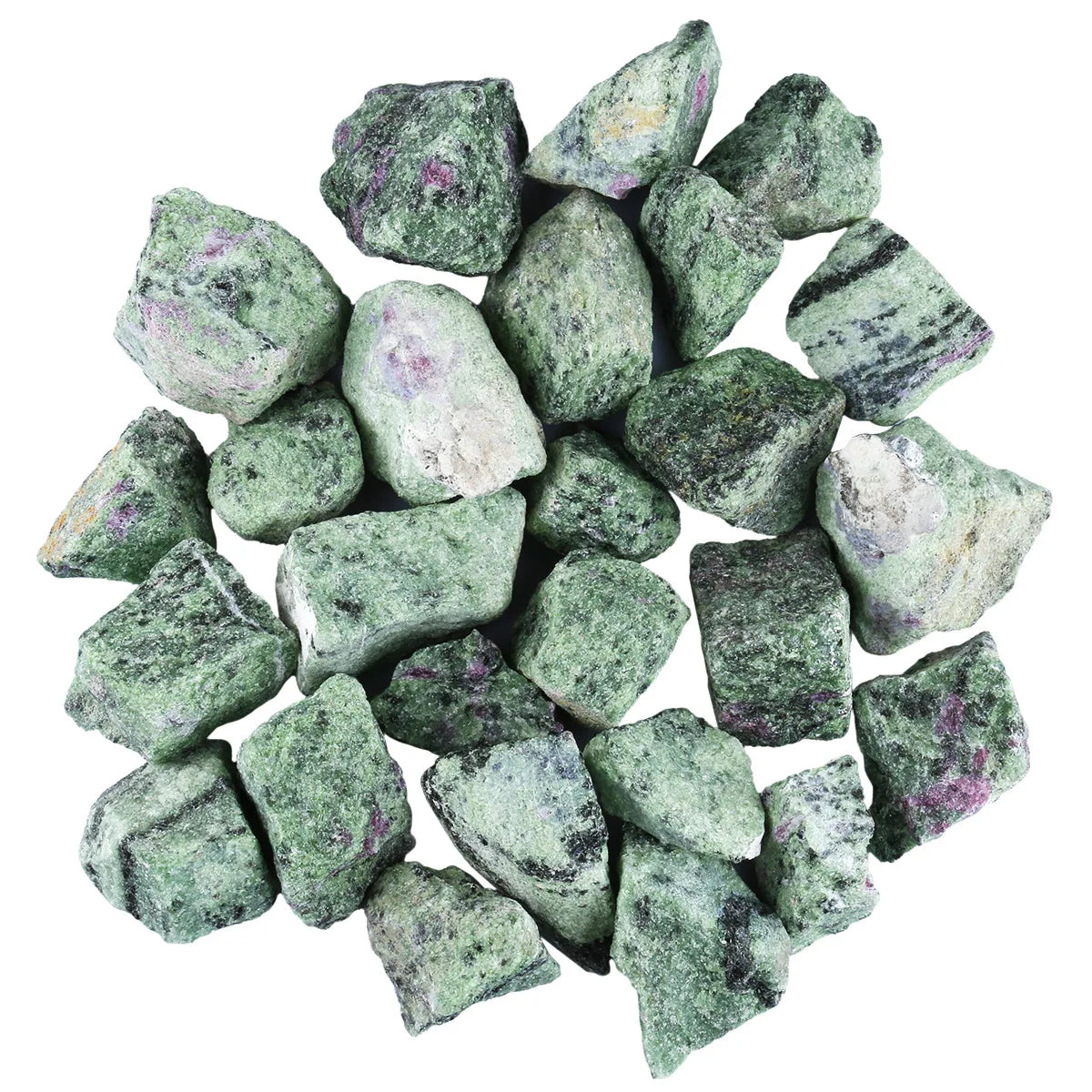 Healing Stone Crystal Nugget Rock Stone Beads with Loop for DIY