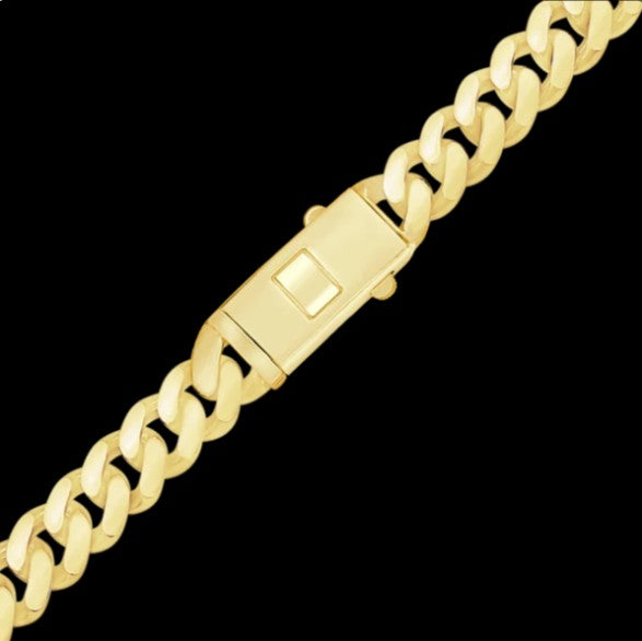 American Made best pricing Cuban Chain Bracelet 4 mm HandCrafted semi hollow chain (Copy)