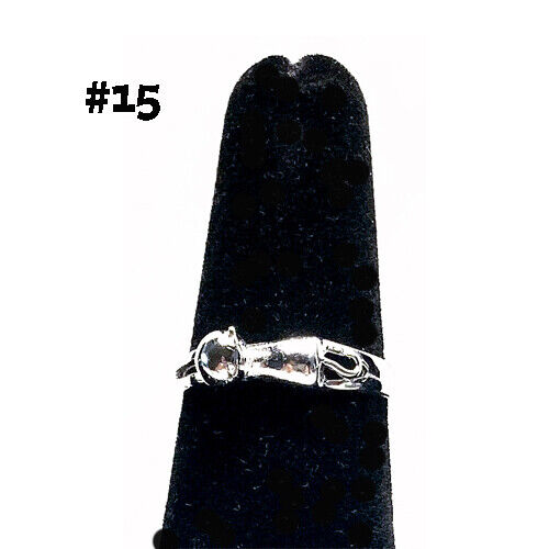Sterling silver handcrafted minimalist sterling silver rings - Providence silver gold jewelry usa