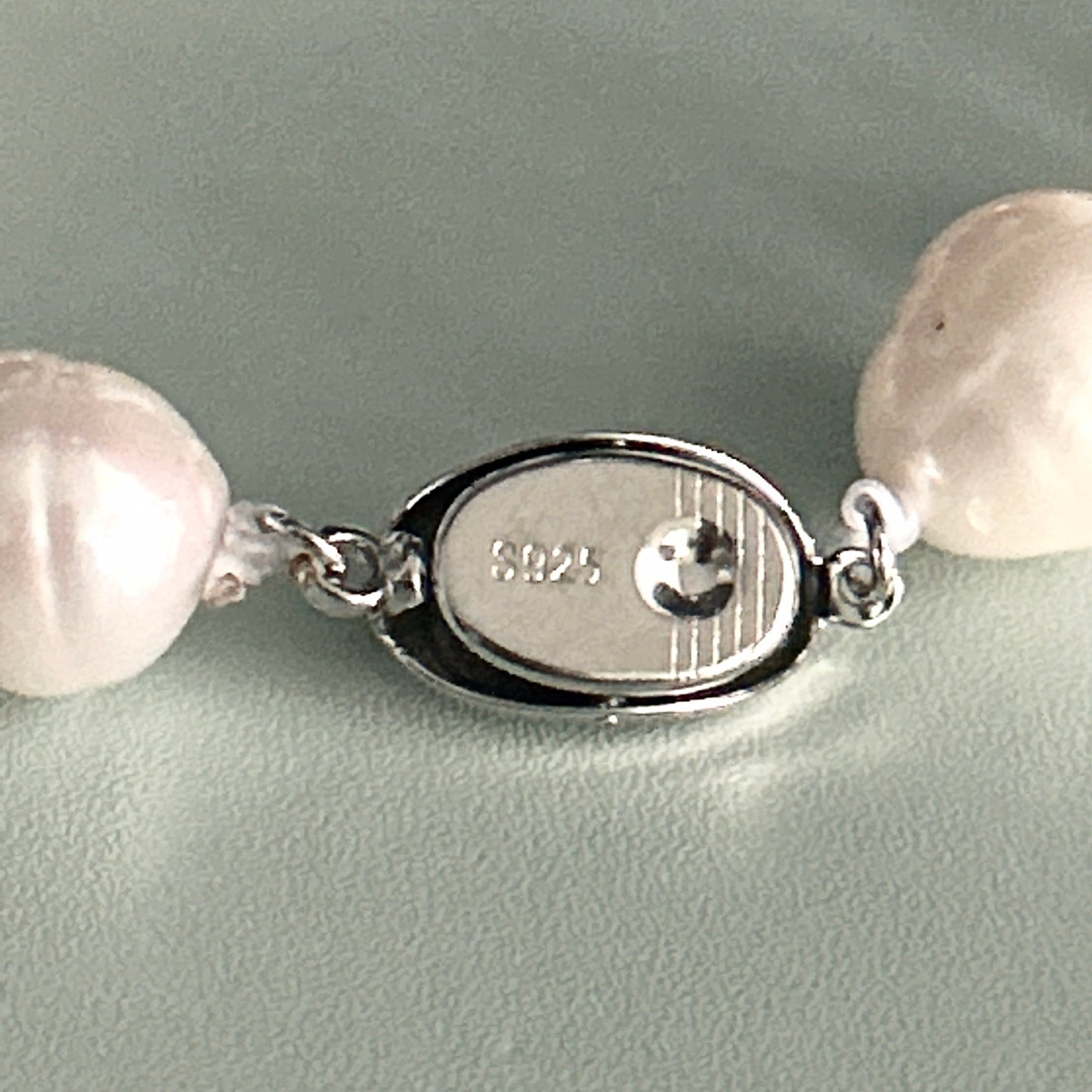 Elegant freshwater pearl necklace S925 silver, Baroque round pearls, vintage luxury, fashion accessories, June Birthstone, the perfect gift for everyday parties, Valentine's Day 【NK-XL2501-White-04】