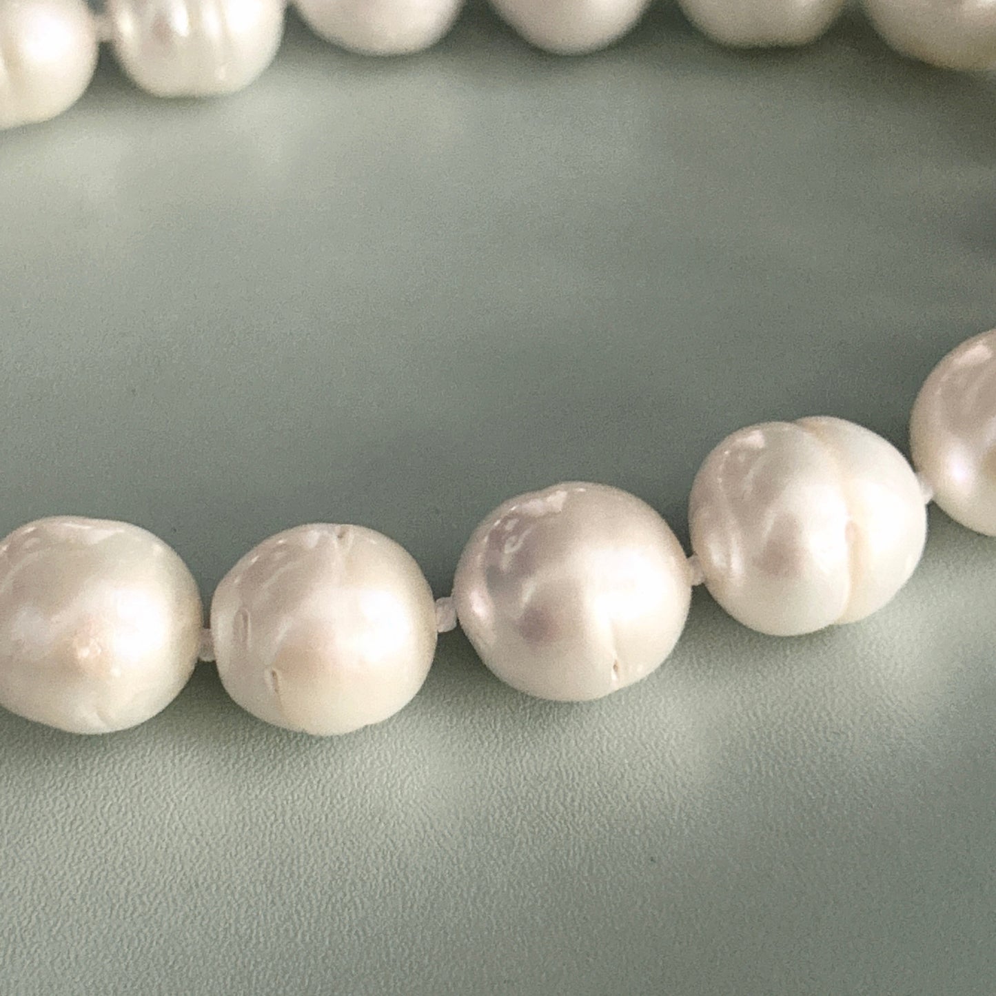 Elegant freshwater pearl necklace S925 silver, Baroque round pearls, vintage luxury, fashion accessories, June Birthstone, the perfect gift for everyday parties, Valentine's Day 【NK-XL2501-White-04】