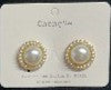Smart Dome Pearl earring with post