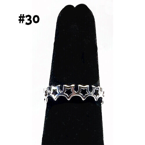 Sterling silver handcrafted minimalist sterling silver rings - Providence silver gold jewelry usa