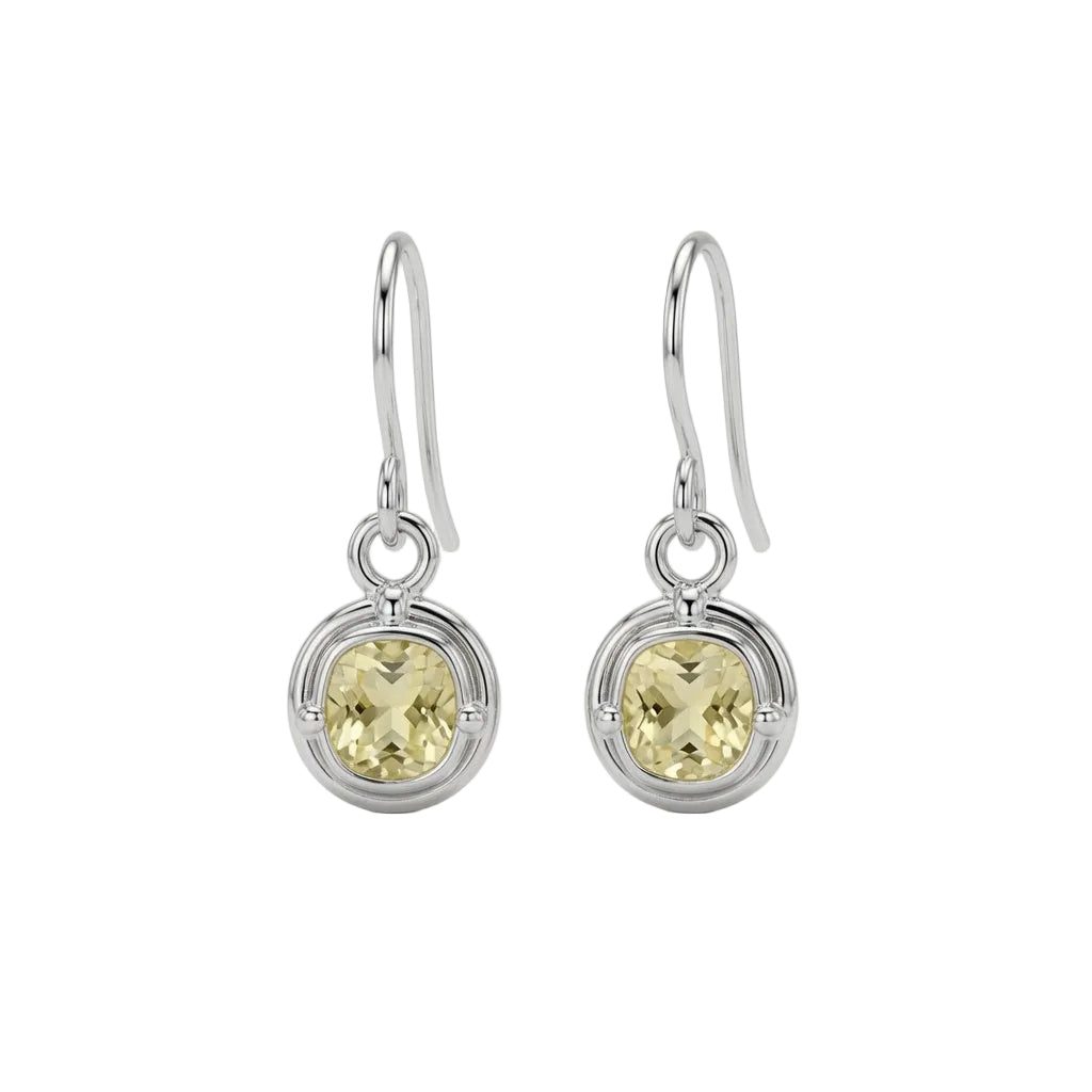 4.5mm Perdot silver earring
