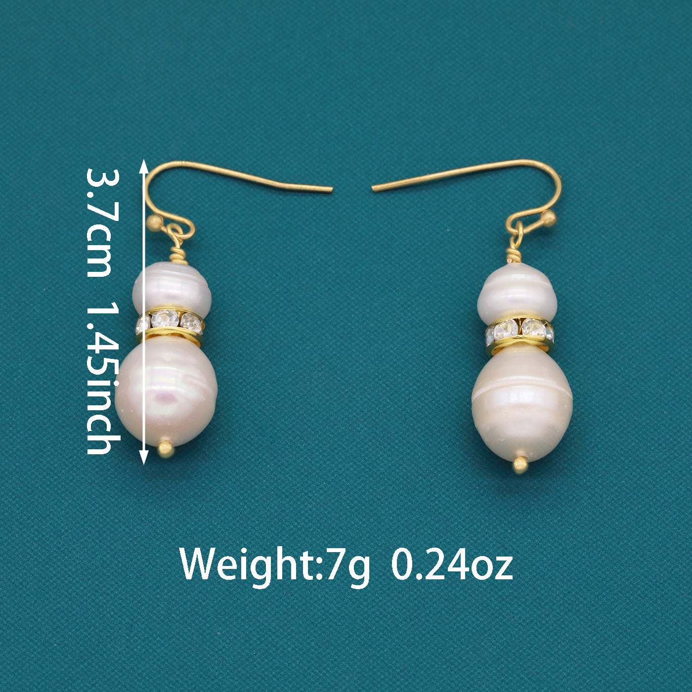 Authentic Baroque Freshwater Pearl Earrings Luxury Classic design Freshwater Pearl earrings Ideal for Christmas, Valentine's Day gifts, with gift boxes, perfect for everyday, wedding, banquet and party wear exquisite freshwater pearl earrings jewelry