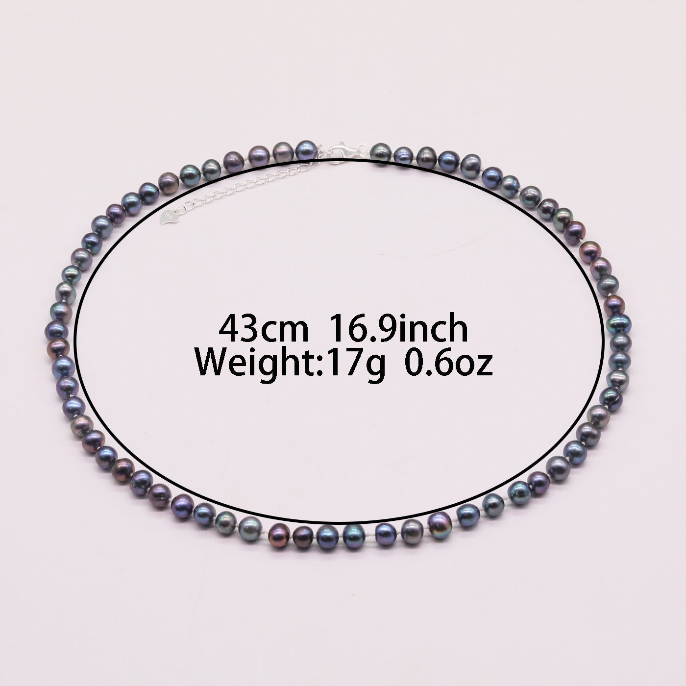 Elegant Handmade Freshwater Pearl Necklace in 925 Silvery - Perfect for Parties, Holidays & Gifts | Ideal for Women's Day, Mother's Day, Girlfriends & Friends