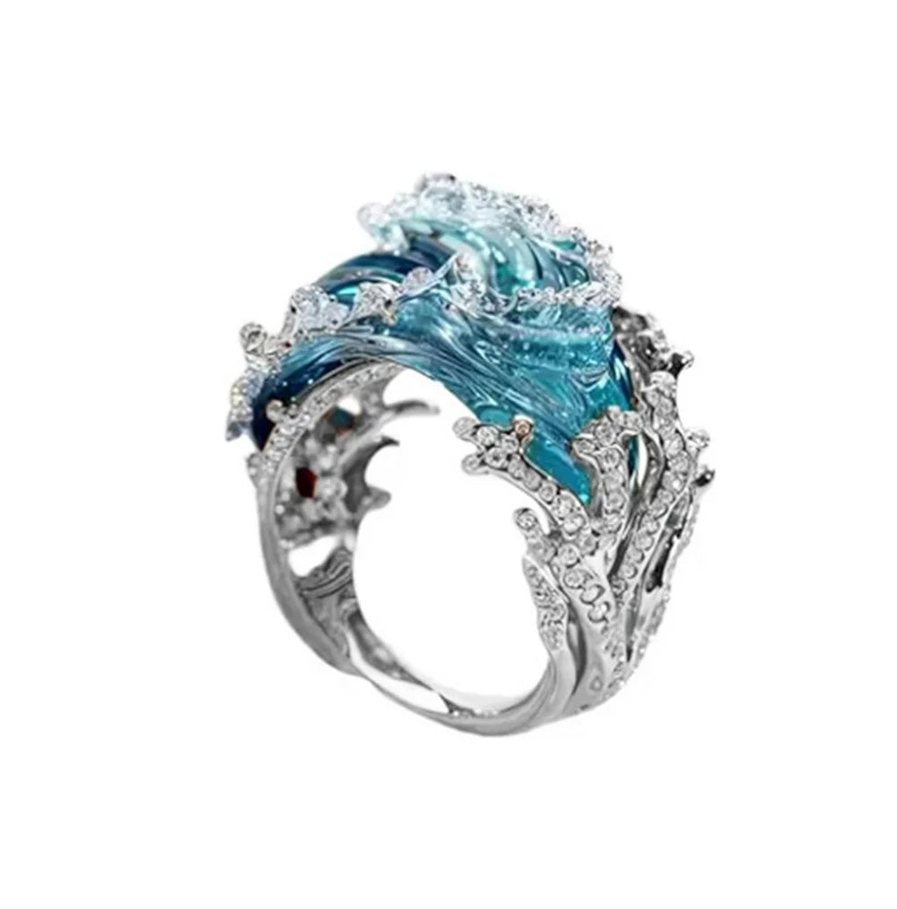 Selling Fast 3 pcs. wave set in silver finish