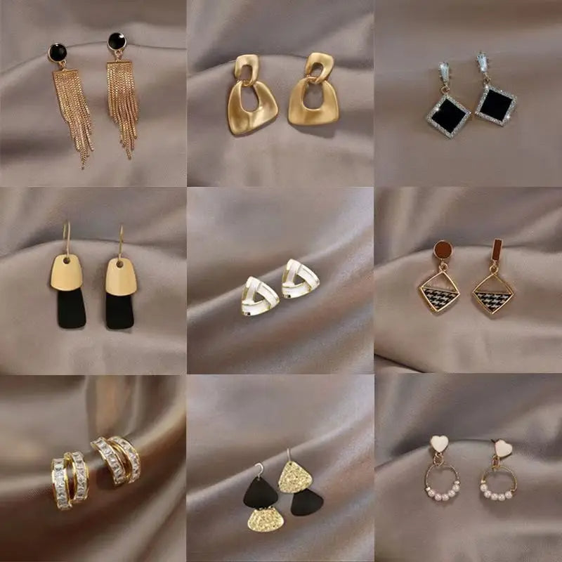 3 dozen assorted style sterling silver earring post dangles, hoops, studs, on cards