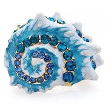 Fashion Jewelry Rhinestone Conch Brooch Conch