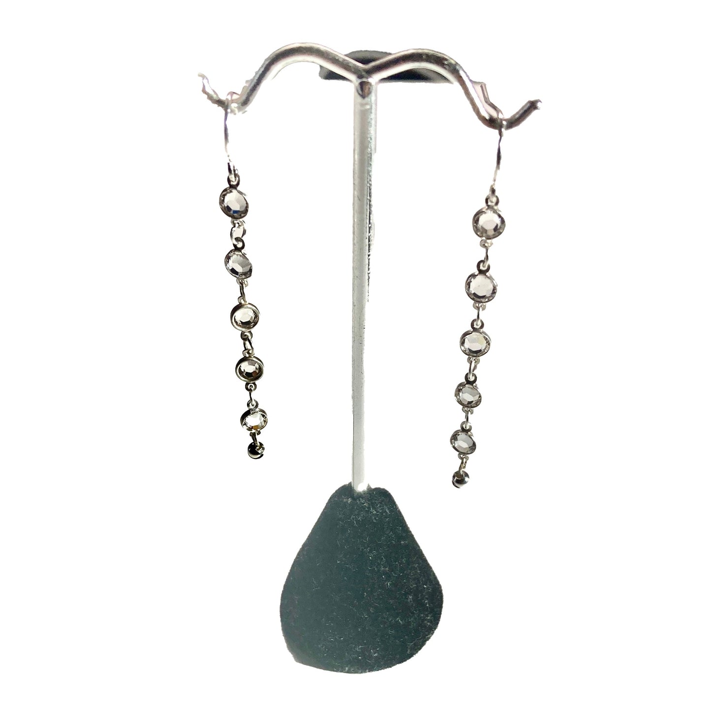 swarvoski crystal stone dangle earring