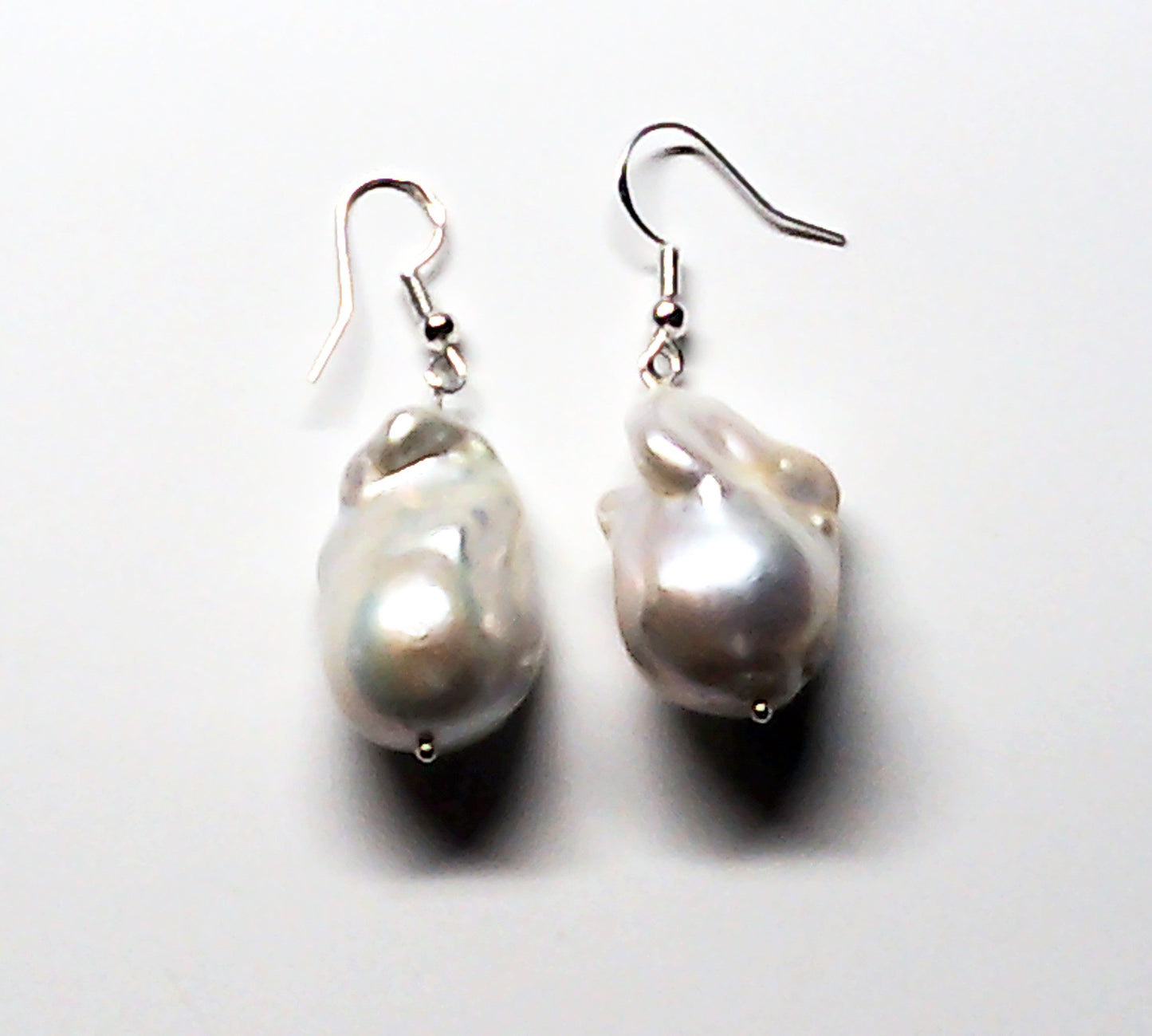 Baroque Pearl earring 100% Sterling Silver