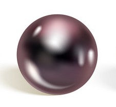 Pearl earring 8 x 6 with CZ