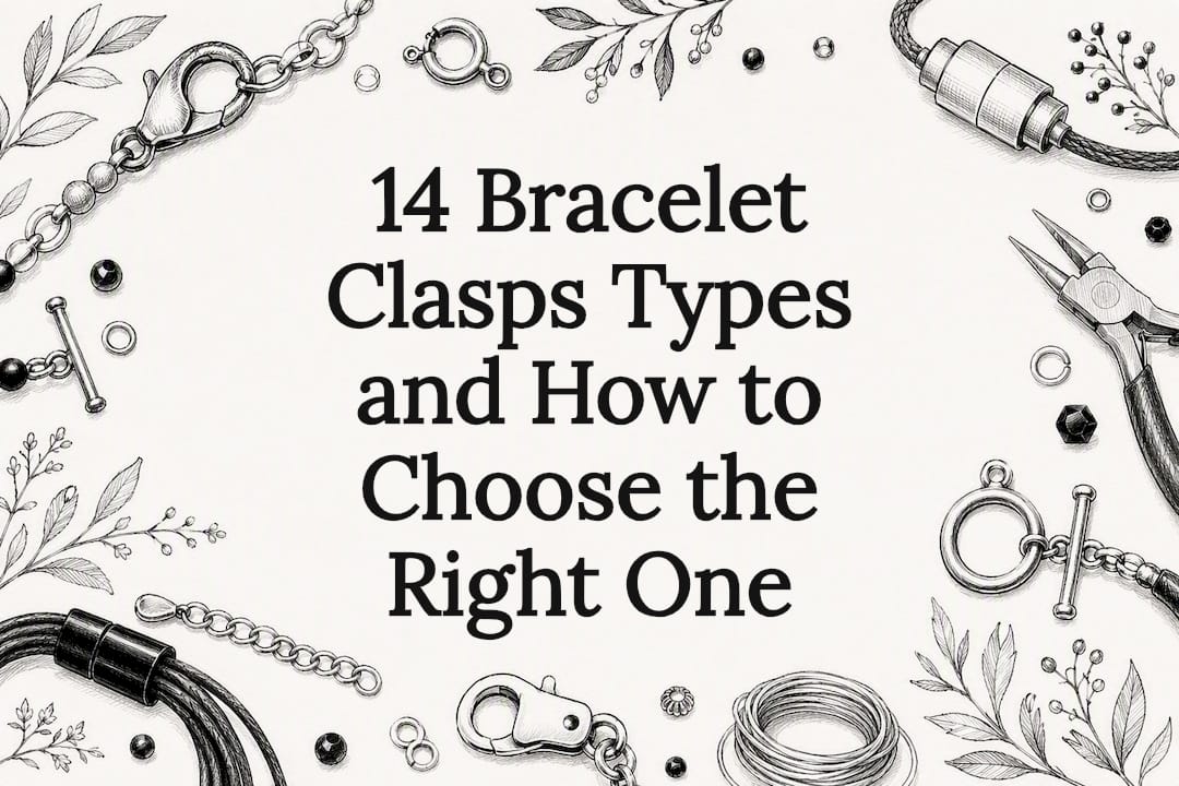 Decorative bracelet clasps title card illustration