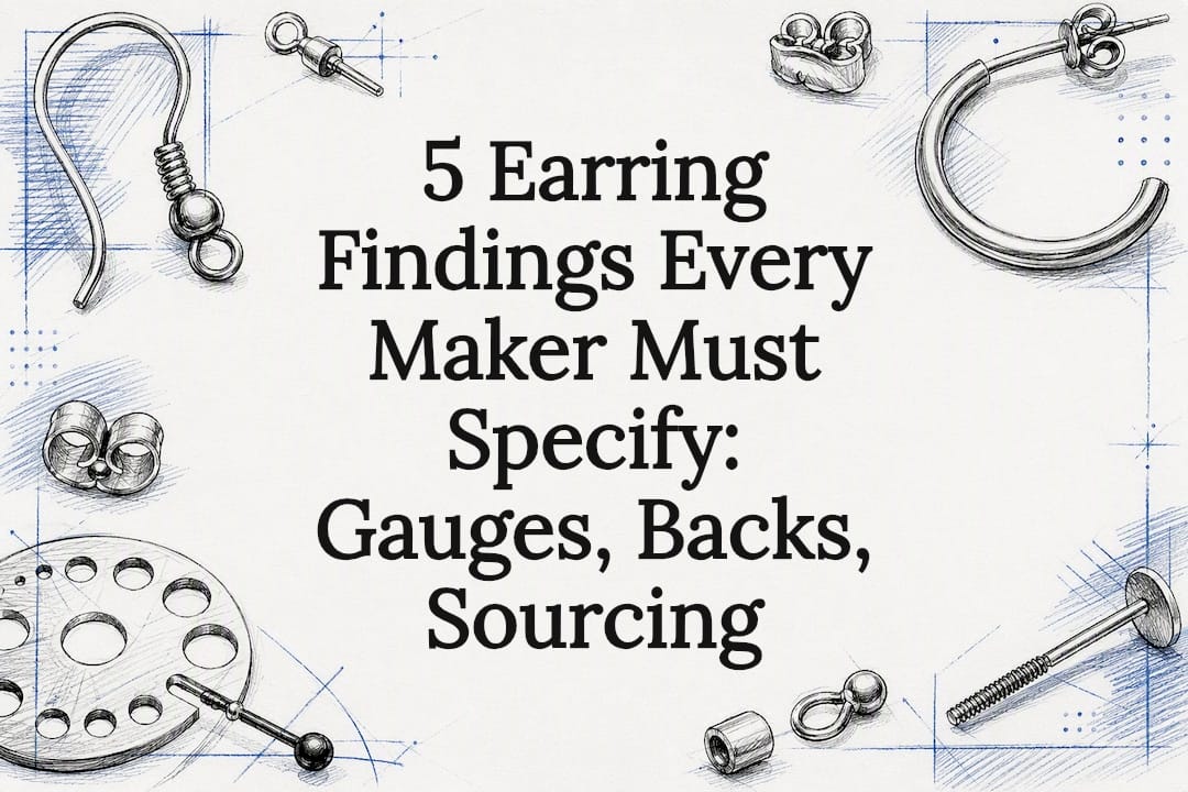 Earring findings title card illustration