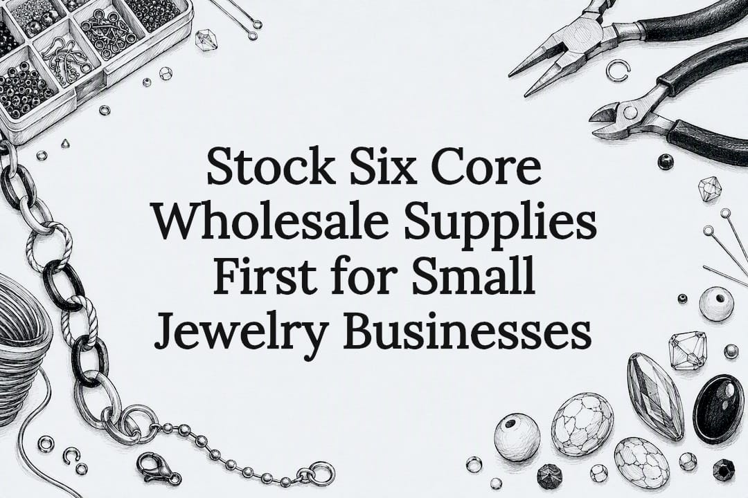 Decorative wholesale jewelry supplies title card