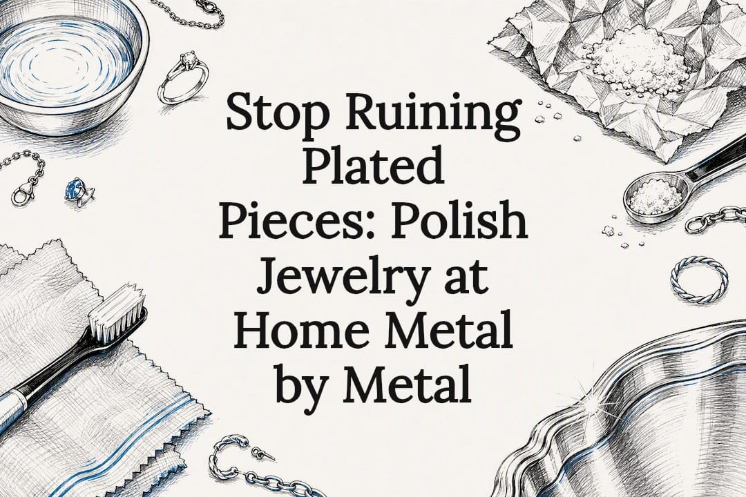 Decorative jewelry polishing title card