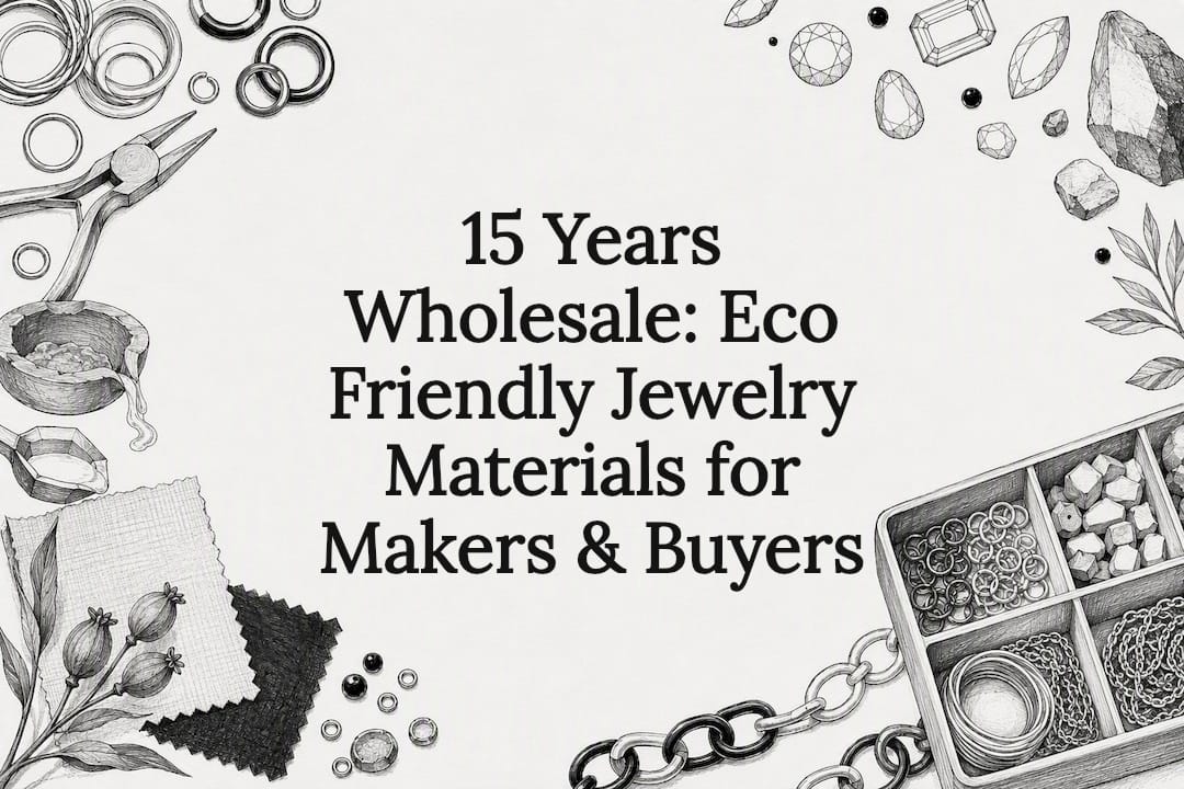 Eco-friendly jewelry materials title card