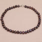 Vintage Boho Freshwater Pearl Necklace with 925 Silver Clasp, June Birthstone Elegant Jewelry, No Plating, Ideal for Gifts – Versatile Accessory for Parties【NK-XL2501Brown-01】
