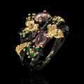 Nightfall Jewell Collection - Leaf Flower Shape Women's Ring