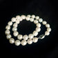 Elegant freshwater pearl necklace S925 silver, Baroque round pearls, vintage luxury, fashion accessories, June Birthstone, the perfect gift for everyday parties, Valentine's Day 【NK-XL2501-White-04】