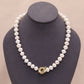 100% Handmade Freshwater Pearl Necklace Suitable for Daily Party Birthday Anniversary Valentine'S Day Christmas Mother'S Day【NK-XL2501-White-01】