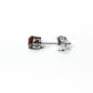 Genuine stone birthstone earrings in .925 sterling silver - Providence silver gold jewelry usa