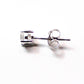 Genuine stone birthstone earrings in .925 sterling silver - Providence silver gold jewelry usa