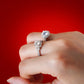 1ct Moissanite Ring Heart Star Fine Moissanite Rings S925 Sterling Silver Engagement Diamond Women Rings