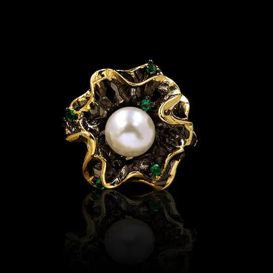 Nightfall Jewell Pearl Ring