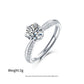1ct Moissanite Ring Heart Star Fine Moissanite Rings S925 Sterling Silver Engagement Diamond Women Rings