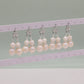 Classic and elegant freshwater pearl earrings suitable for banquets, daily, beauty pageants, festivals, parties wear men and women luxury freshwater pearl earrings jewelry, with gift boxes, beautiful Christmas, Valentine's Day【NK-EH2501White-01】