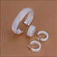 3 pcs. Handcrafted mesh bracelet-earring-ring gift set - Providence silver gold jewelry usa