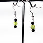 Matt Onyx-crackle glass earrings USA - Providence silver gold jewelry usa