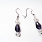 Sterling silver crystal dangle earrings - Providence silver gold jewelry usa