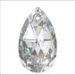 Large crystal sawarsoki crystal pendant on 925 chain - Providence silver gold jewelry usa