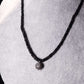 Ethiopian Black opal and diamond necklace - Providence silver gold jewelry usa