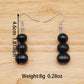 Elegant Freshwater Pearl Drop Earrings - Luxurious & Simple Design, Perfect for Weddings, Anniversaries, Christmas, Valentine's Day & Thanksgiving Gifts【NK-EH2501Black-01】