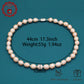 Elegant 16.5" Pink Freshwater Pearl Necklace - Handcrafted, 10mm Beads with Gift Box - Perfect for Casual Attire & Special Occasions【XL-2411PInk-001】