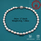 HDBS1130-Handmade White Freshwater Pearl Necklace 17 Inch 9mm gift boxed