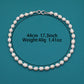 Luxury 17.3inch long white Natural Freshwater Pearl Necklace Exquisite 100% handmade 9mm freshwater pearl necklace, the choice for Christmas and Valentine's Day gifts, suitable for everyday, wedding and birthday parties