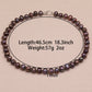Vintage Boho Freshwater Pearl Necklace with 925 Silver Clasp, June Birthstone Elegant Jewelry, No Plating, Ideal for Gifts – Versatile Accessory for Parties【NK-XL2501Brown-01】