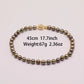 Elegant 10-11mm brown Freshwater Pearl Necklace Handmade 17.7inch long Freshwater Pearl necklace with flower buckle Elegant Christmas, Valentine's Day gift, suitable for everyday, party wear for men and women [XL-2412golden-02]