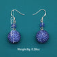 Elegant 925 Sterling Silvery Ball Dangle Earrings with Sparkling Rhinestones - Perfect for Weddings, Parties & Everyday Glam[NK-EH2501Blue-01]