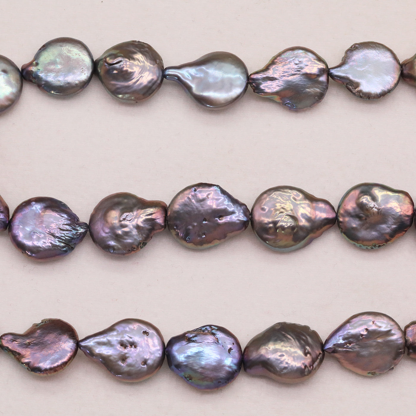 17.1 inch Freshwater Pearl Necklace, Elegant Handmade Baroque 925 Sterling Silver Plated Luxury Strand for Daily Wear, Weddings, Parties, Gifts - All Seasons Chic Jewelry with Gift Box[NK-XL2501-Purple-01]