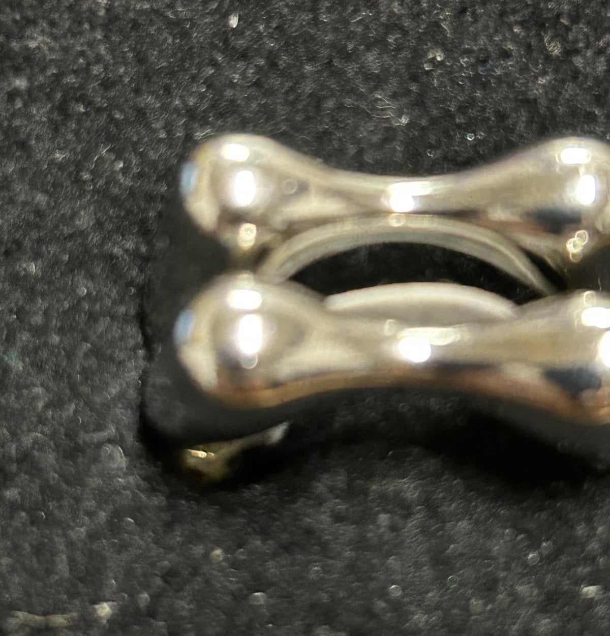 Wholesale Women's Fashion Rings - Silver Double-Bar Wrap