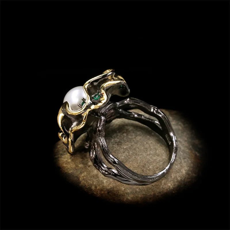 Nightfall Jewell Pearl Ring