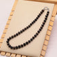Exquisite 100% handmade Fresh Water Pearl Necklace 8-9mm black brown fresh water pearl with delicate buttons, unique Valentine's Day gift, with gift box, suitable for everyday, party fresh water pearl necklace for men and women[XL-2501Golden-03]