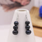 Elegant Freshwater Pearl Drop Earrings - Luxurious & Simple Design, Perfect for Weddings, Anniversaries, Christmas, Valentine's Day & Thanksgiving Gifts【NK-EH2501Black-01】