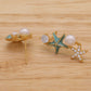 Elegant Starfish & Freshwater Pearl Stud Earrings - 925 Sterling Silvery, Perfect for Daily Wear & Special Occasions